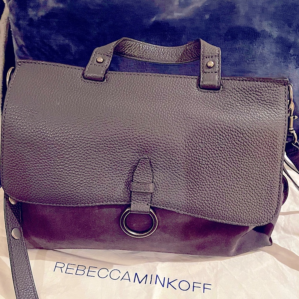 Rebecca Minkoff Medium Keith Leather and Suede Satchel